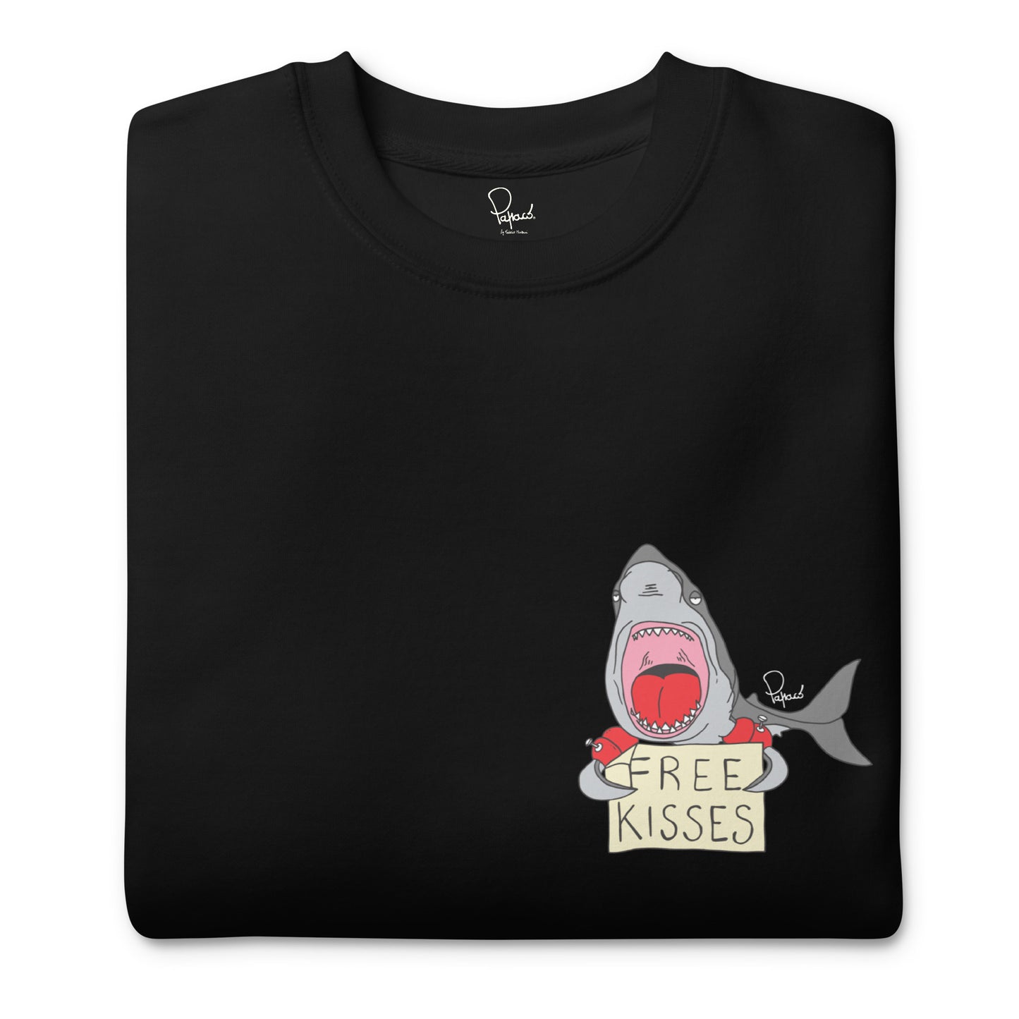 Sweatshirt Shark Bobo Free Kisses