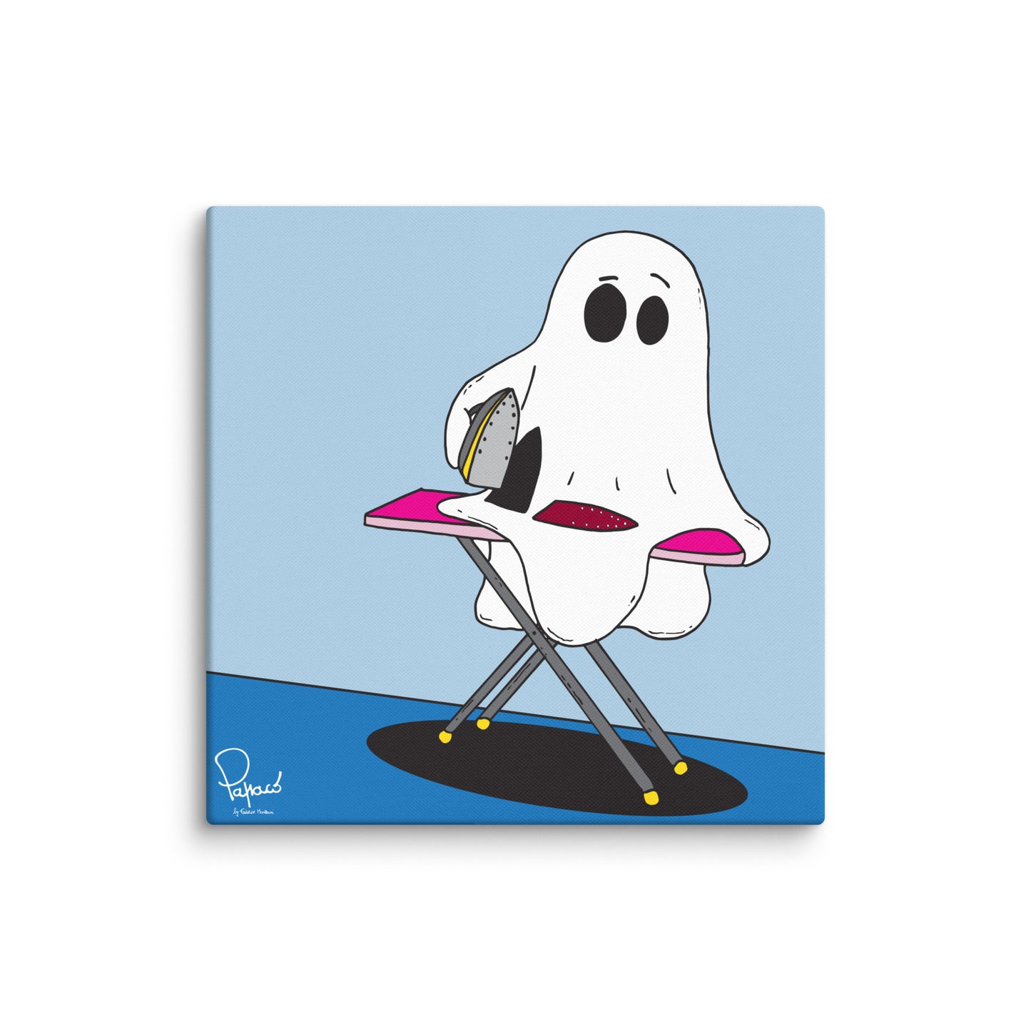 Digital print canvas The "Whity" Ghost and the Burn