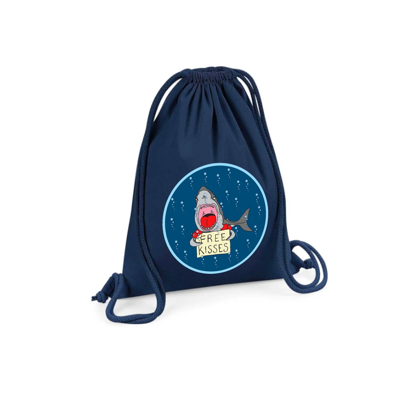 Gymsack Shark Bobo Free Kisses