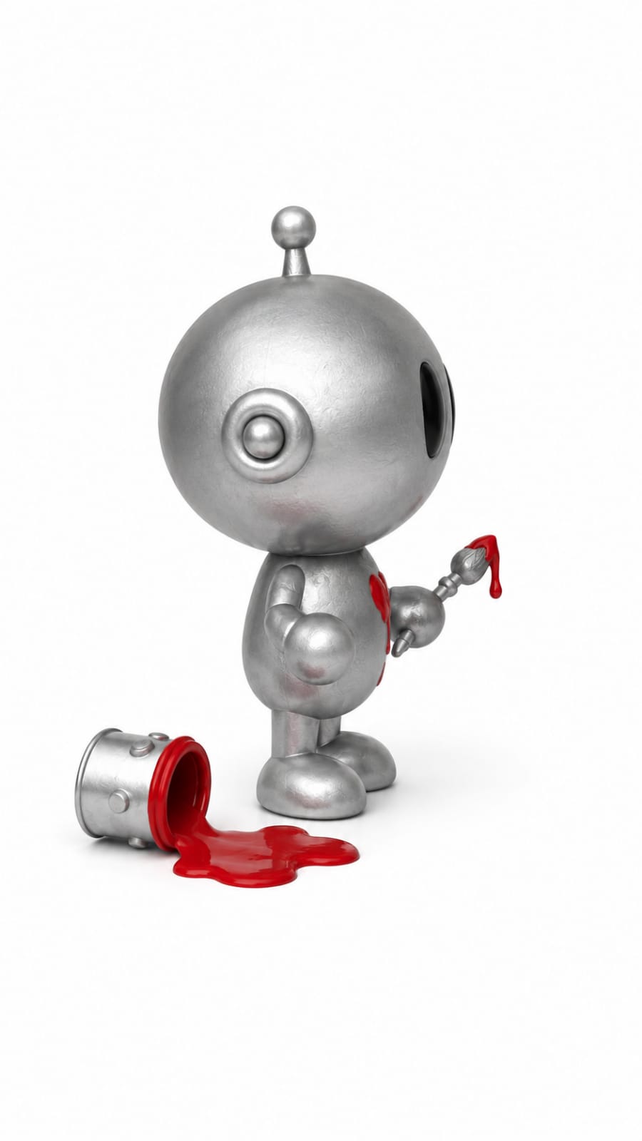 Papaco Robot Heart Michi Art Toy - Limited and numbered edition (1-100 Series)