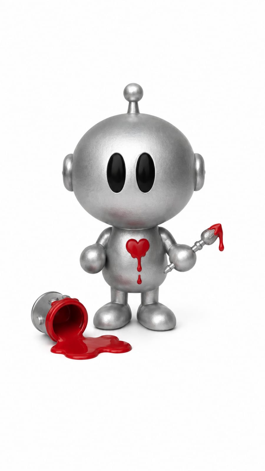 Papaco Robot Heart Michi Art Toy - Limited and numbered edition (1-100 Series)