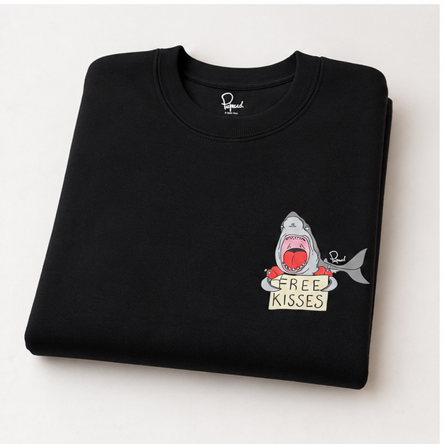 Sweatshirt Shark Bobo Free Kisses