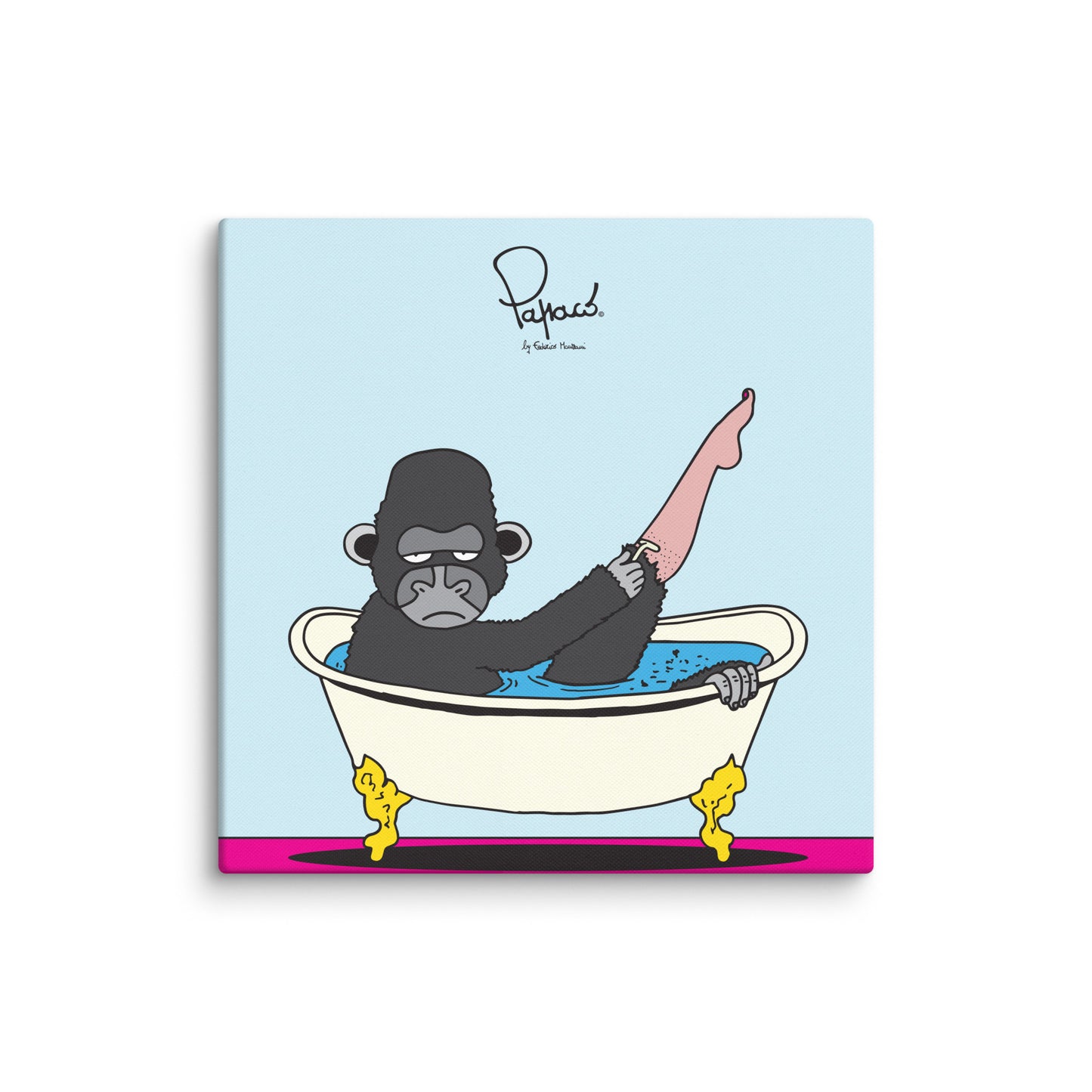 Canvas stampa digitale Anita Gorilla