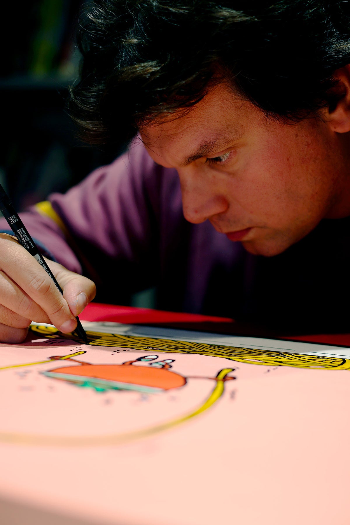 Federico Monzani, artista pop milanese e creatore dei personaggi Papaco