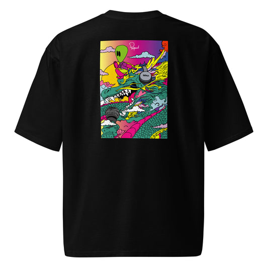 T Shirt Il Dragone Canterino Back Painting