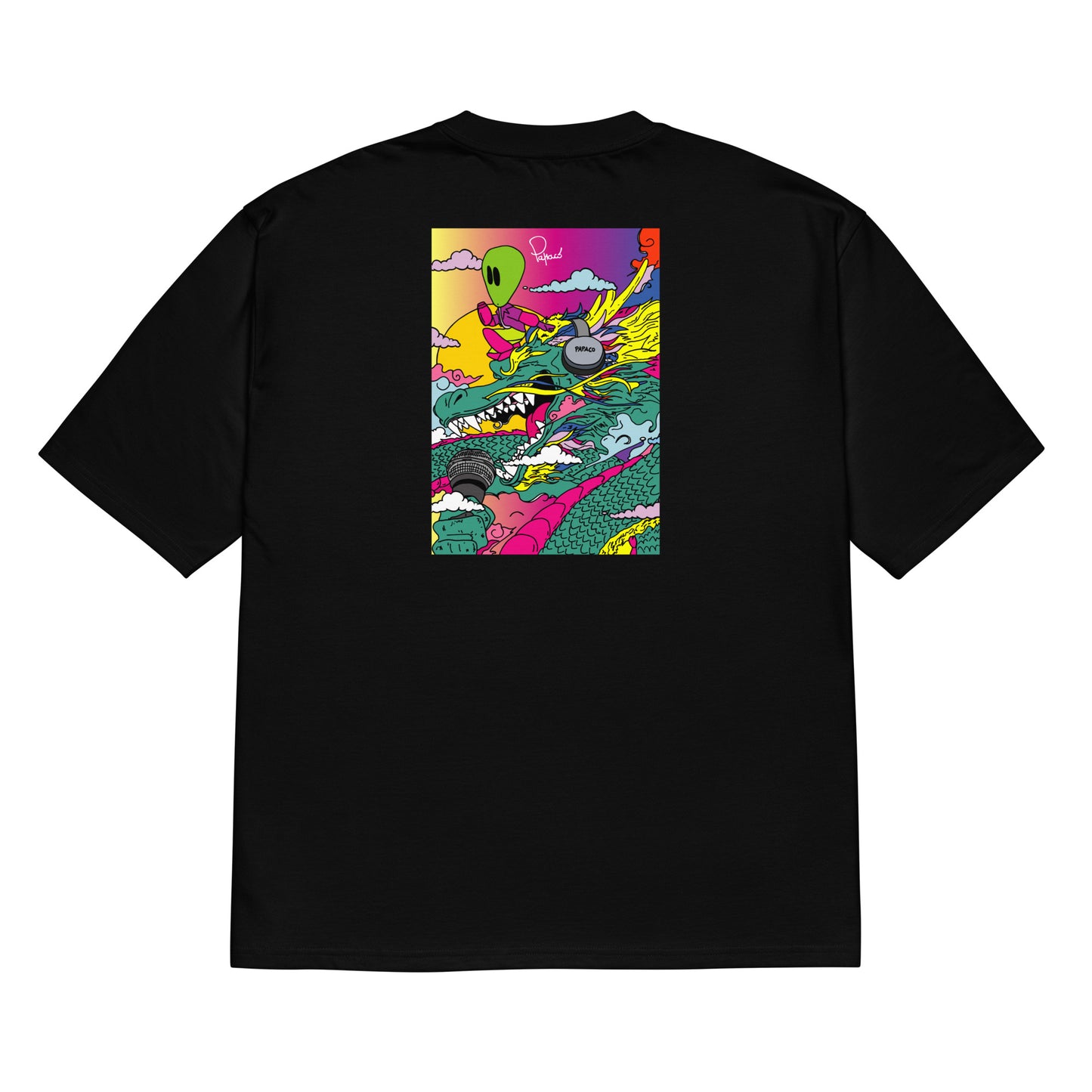 T Shirt Il Dragone Canterino Back Painting