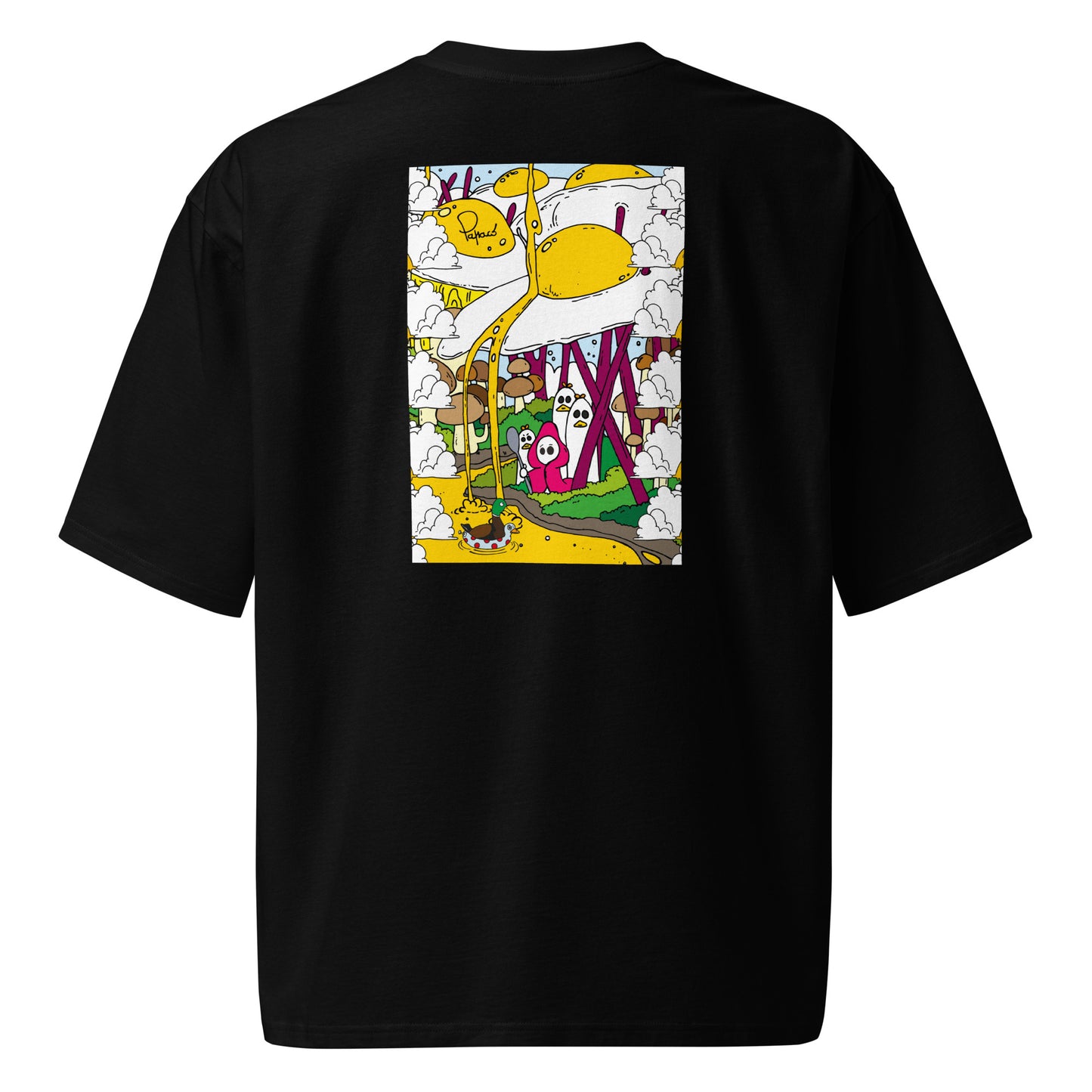 T Shirt Il Pianeta degli Alberi uovo Back Painting