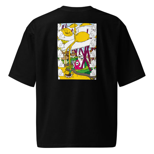 T Shirt Il Pianeta degli Alberi uovo Back Painting