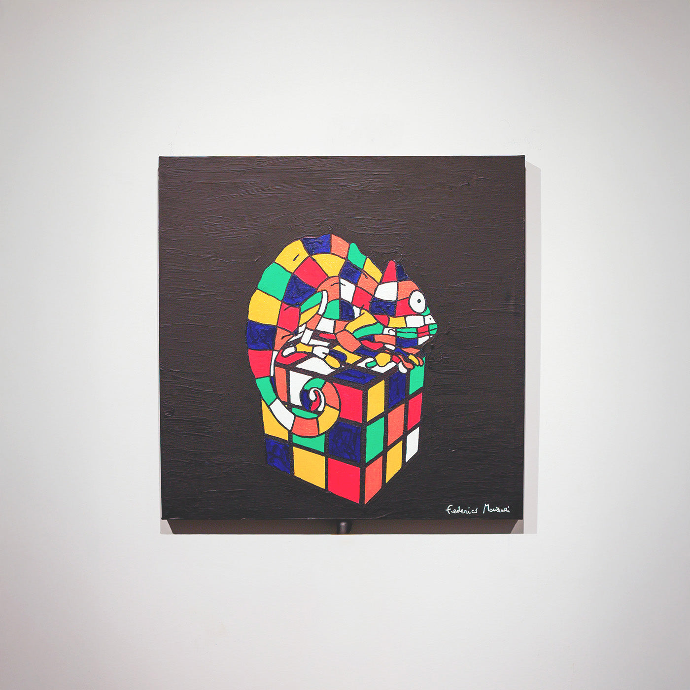 Hand-painted painting "Rubilonte"